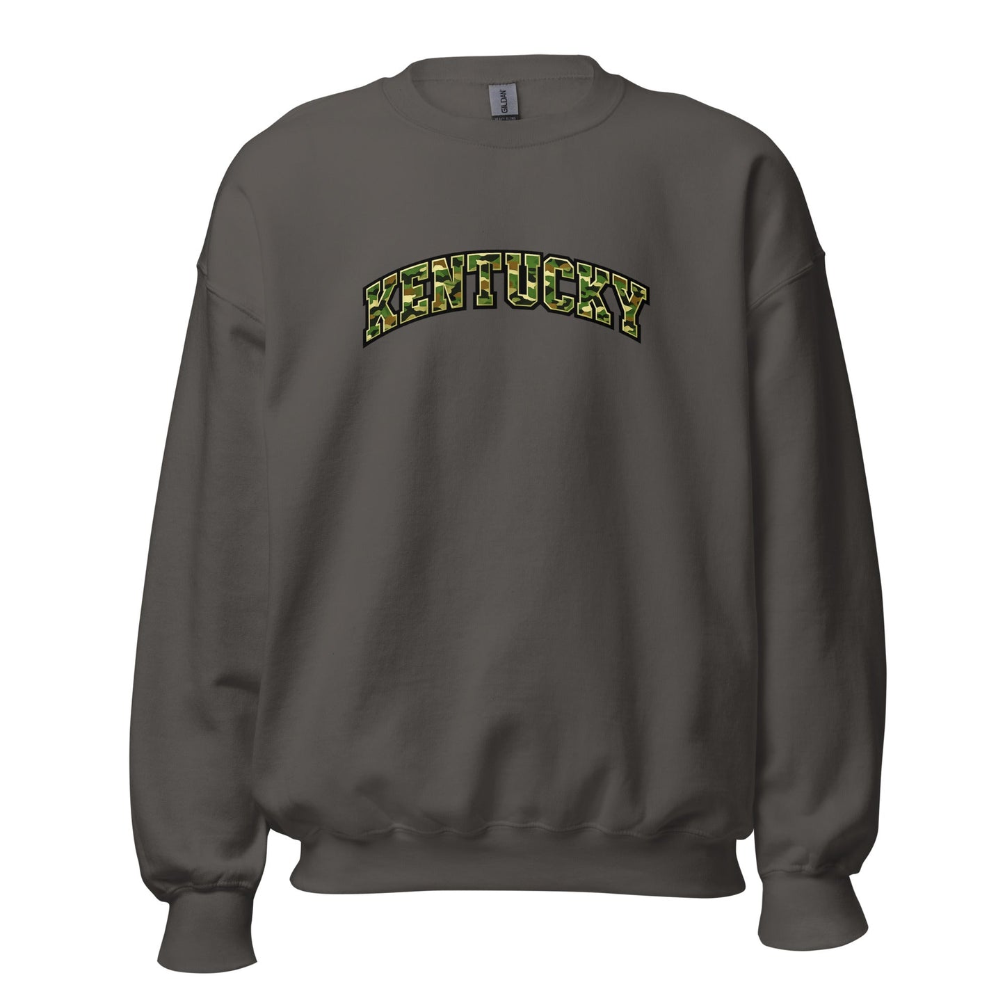 Kentucky Camo Sweatshirt | Military Green Arch Design | Unisex