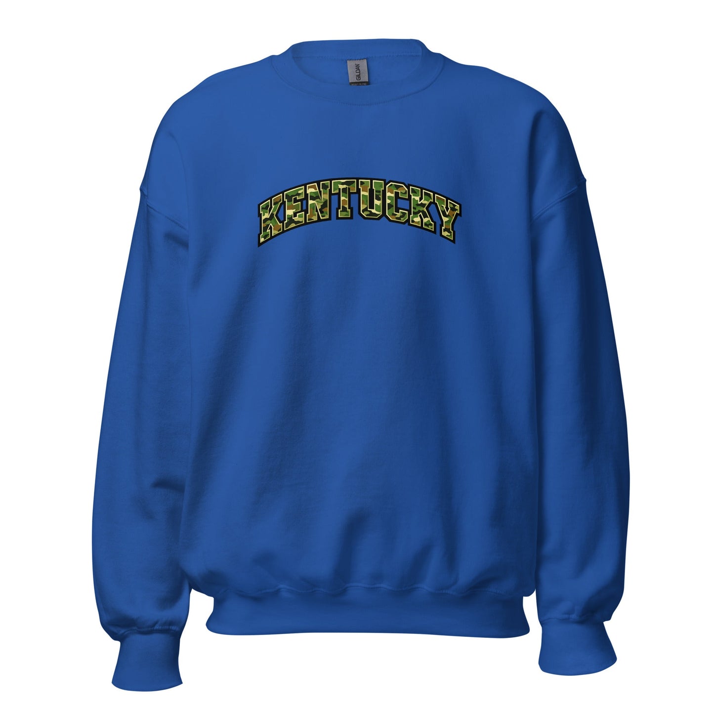 Kentucky Camo Sweatshirt | Military Green Arch Design | Unisex