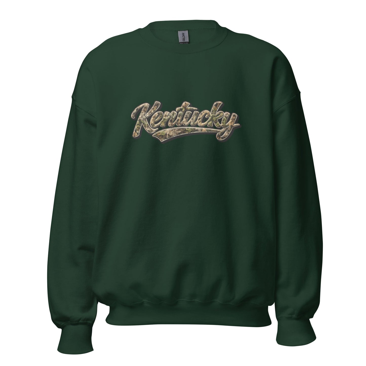 Kentucky Camo Sweatshirt | Outdoor Script Design | Unisex Fit