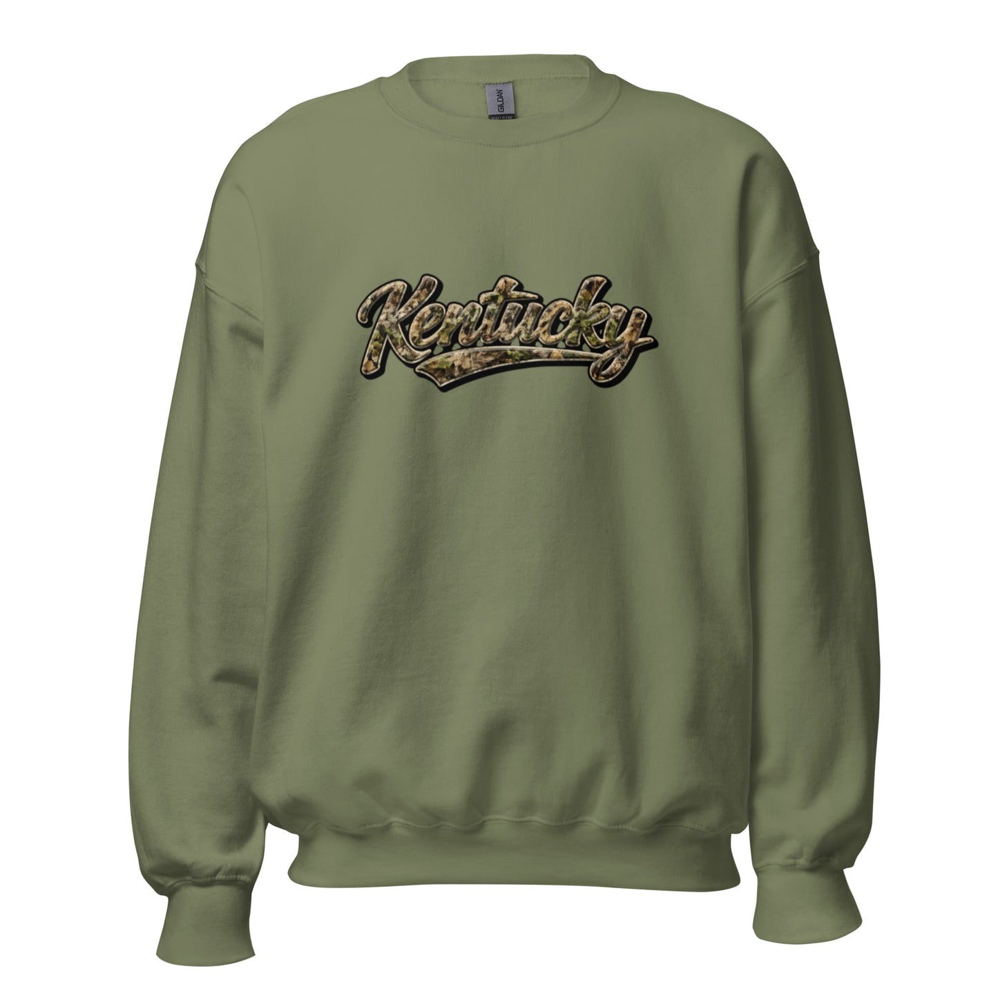 Kentucky Camo Sweatshirt | Outdoor Script Design | Unisex Fit