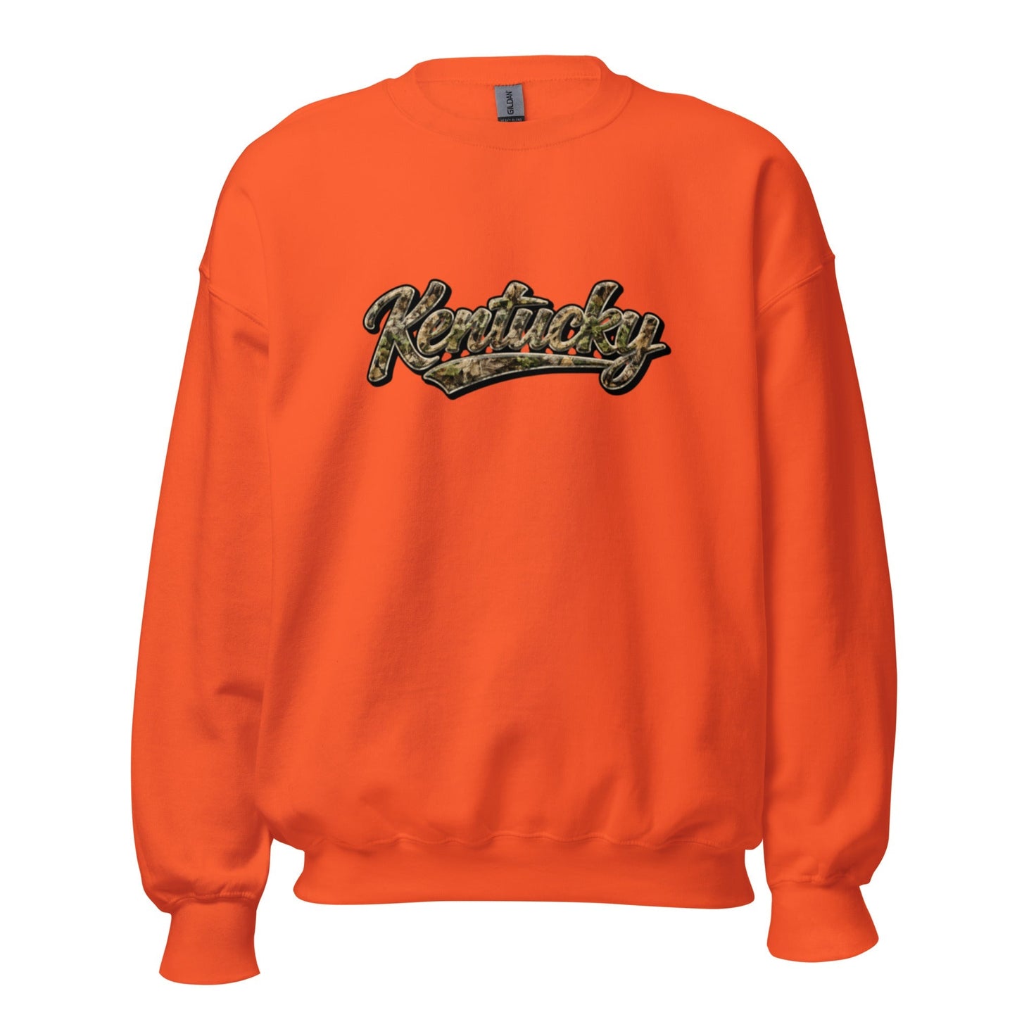 Kentucky Camo Sweatshirt | Outdoor Script Design | Unisex Fit