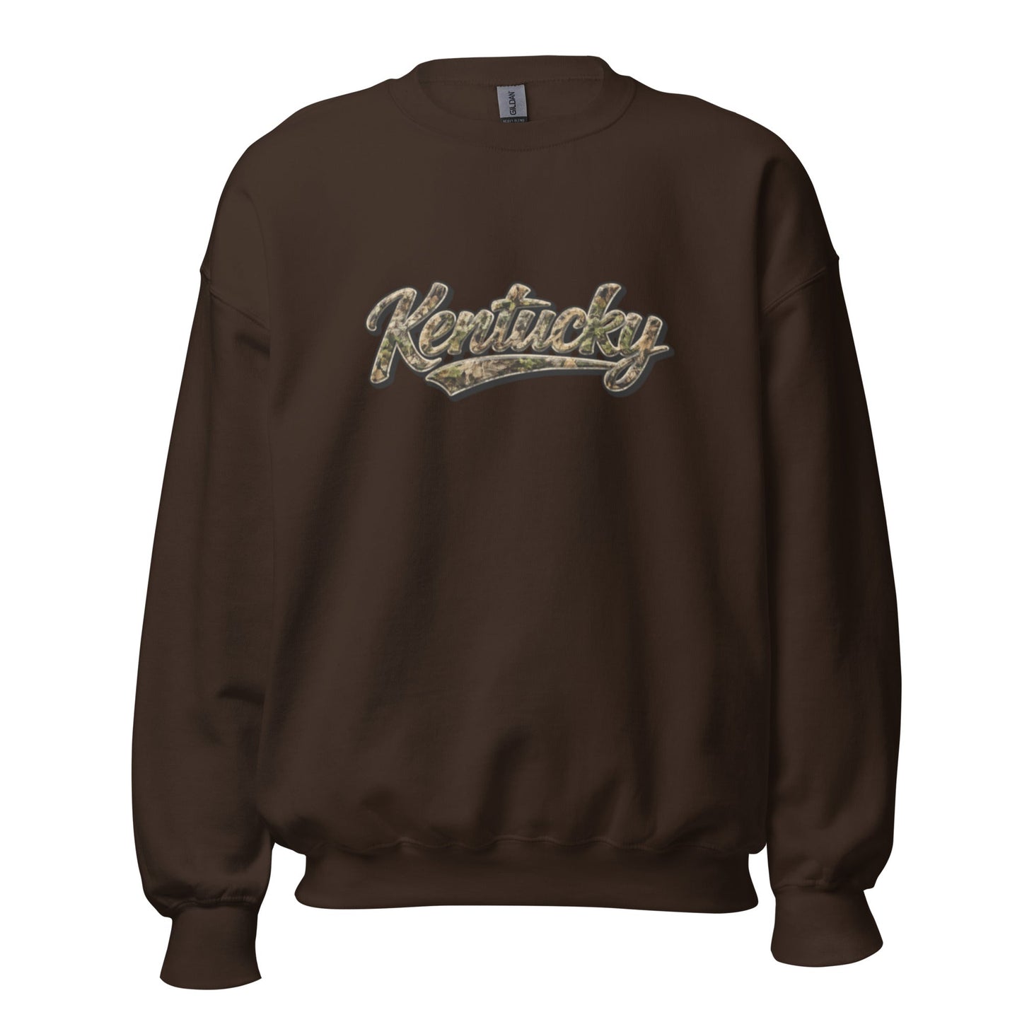 Kentucky Camo Sweatshirt | Outdoor Script Design | Unisex Fit