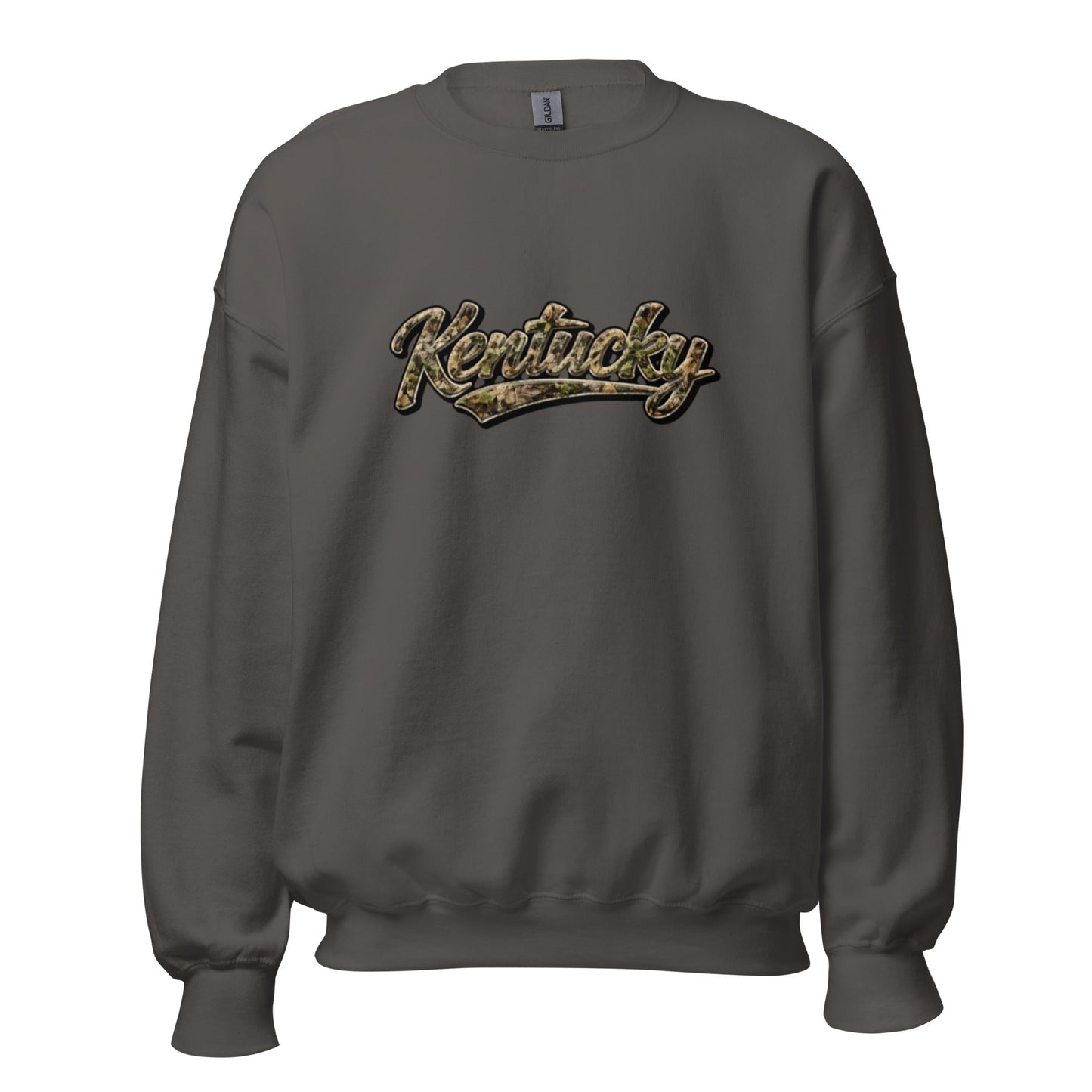 Kentucky Camo Sweatshirt | Outdoor Script Design | Unisex Fit