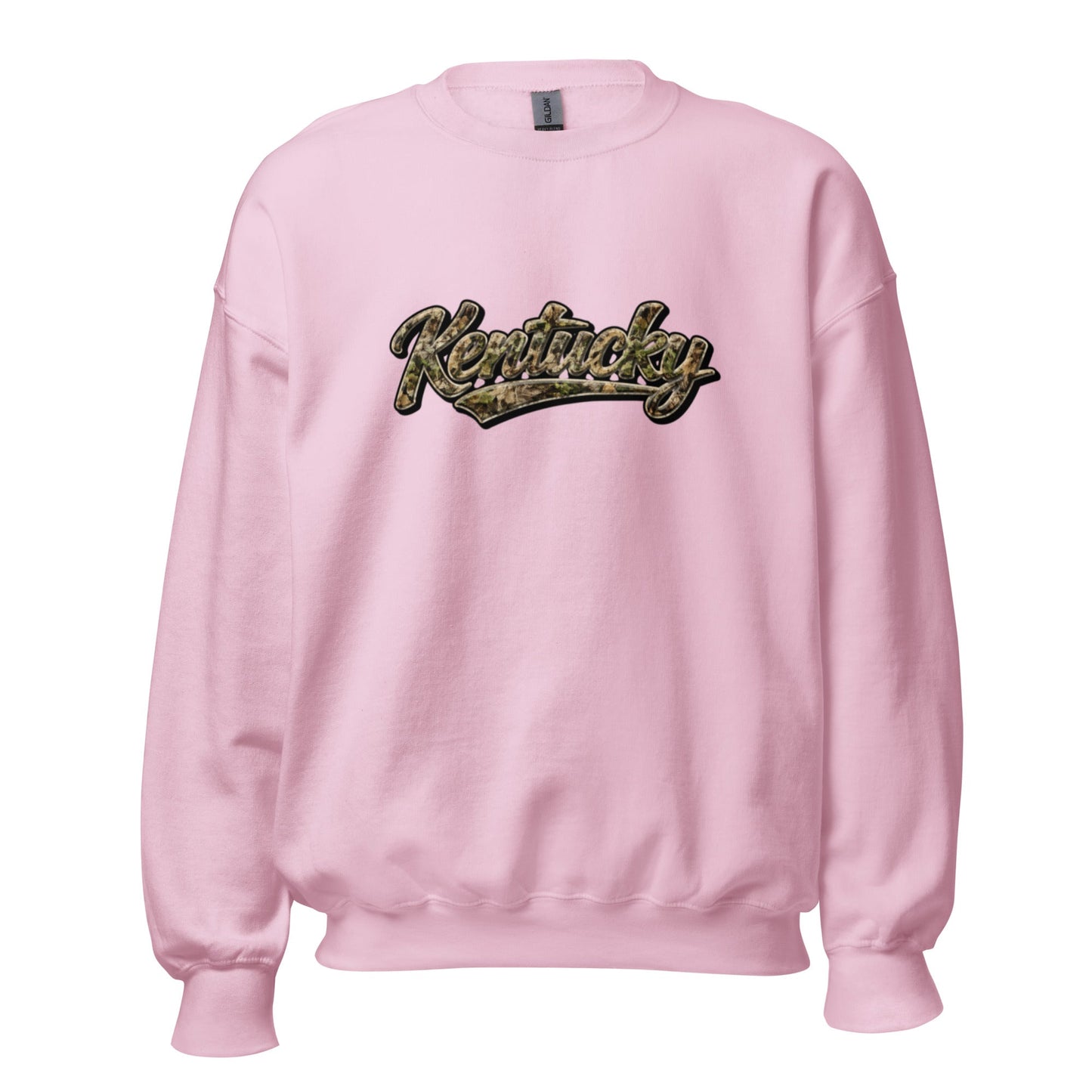 Kentucky Camo Sweatshirt | Outdoor Script Design | Unisex Fit