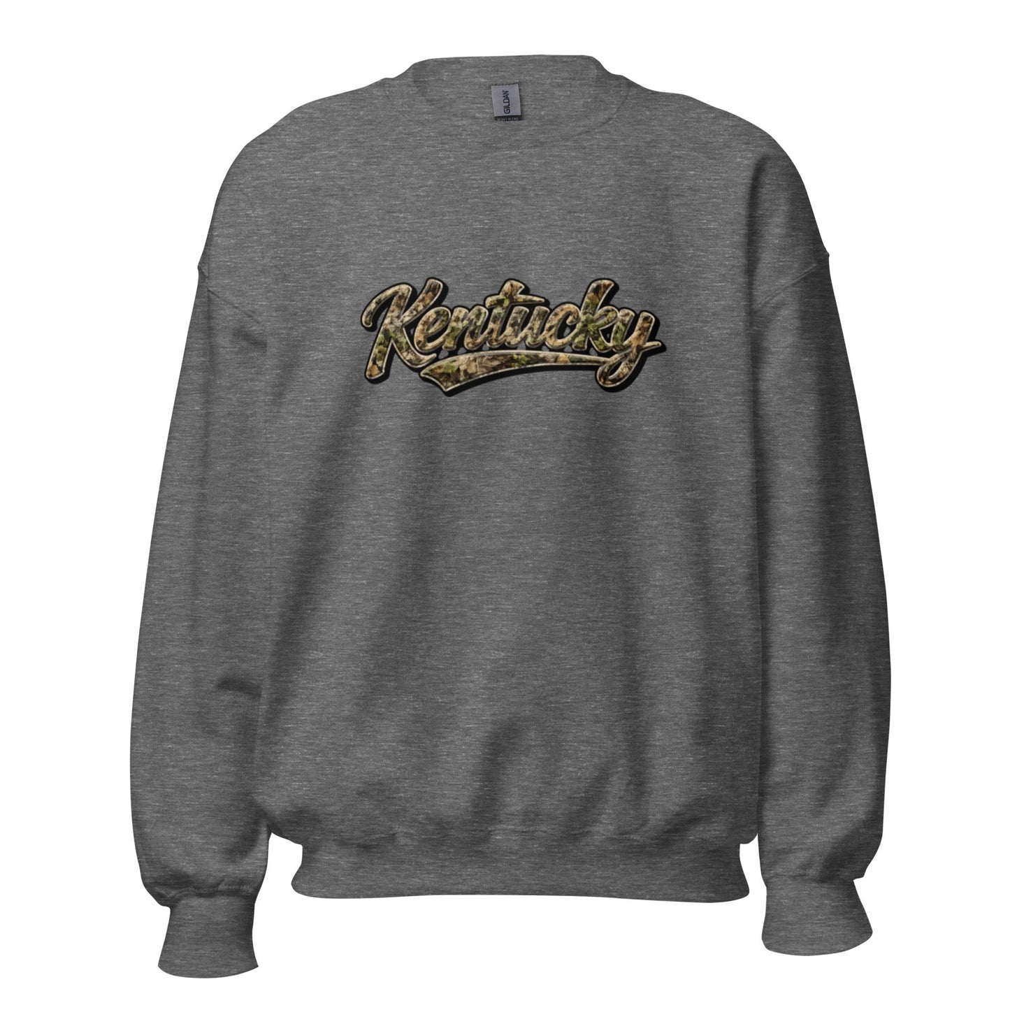 Kentucky Camo Sweatshirt | Outdoor Script Design | Unisex Fit