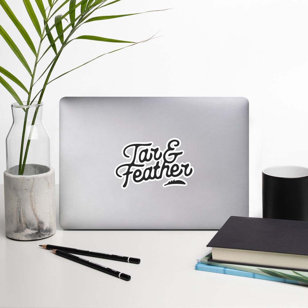 Tar and Feather Bubble-free stickers