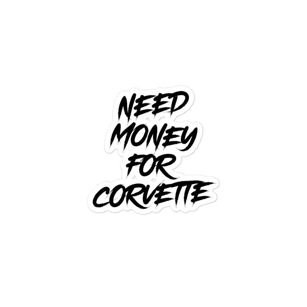 NEED CORVETTE STICKER