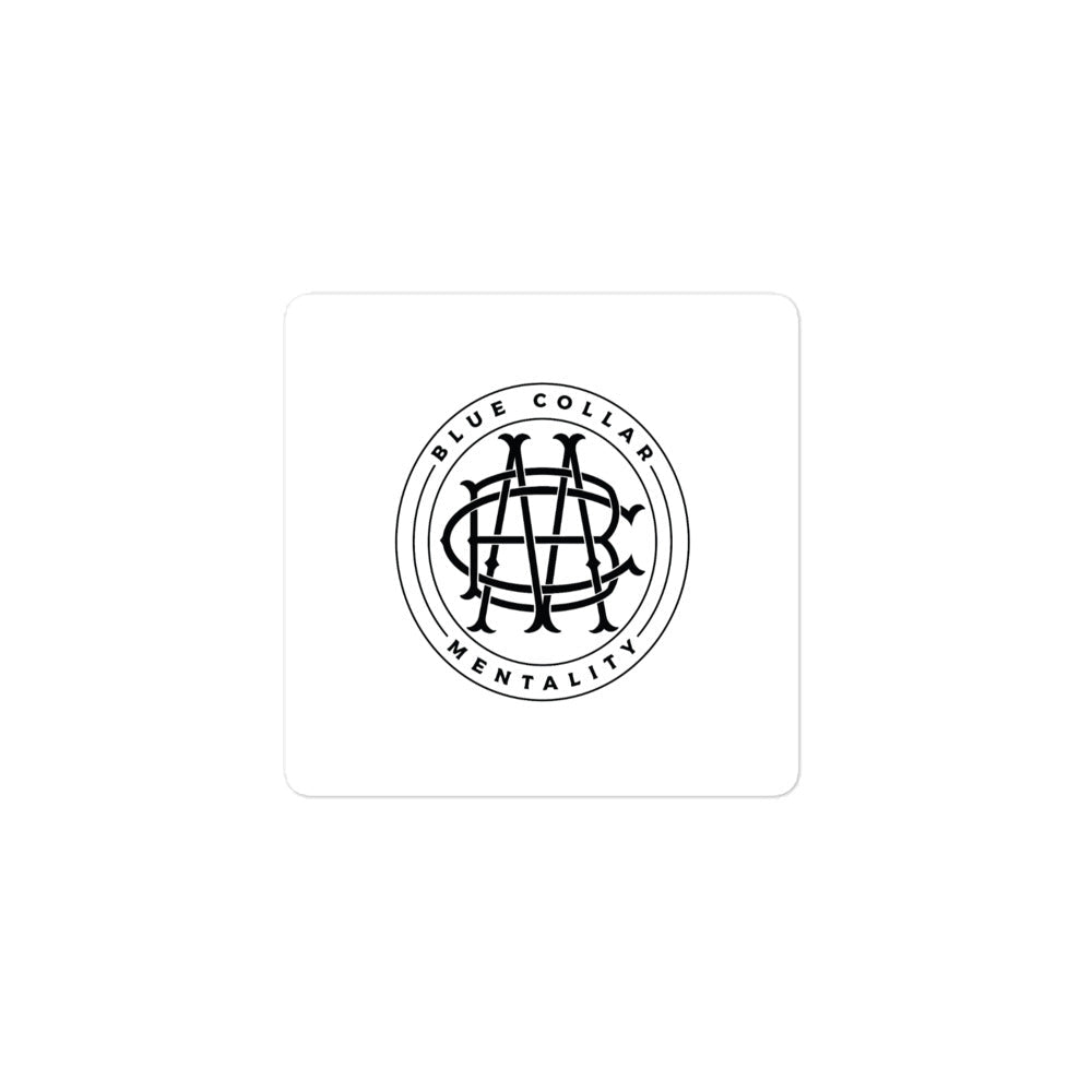 Monogram sticker