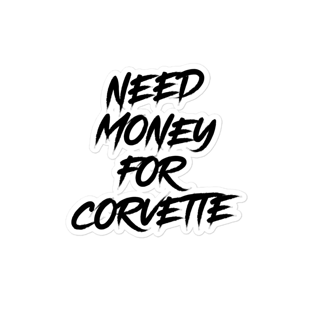 NEED CORVETTE STICKER