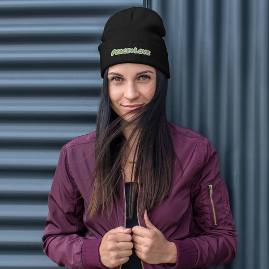 “Peace+Love” ‘26 Embroidered Beanie