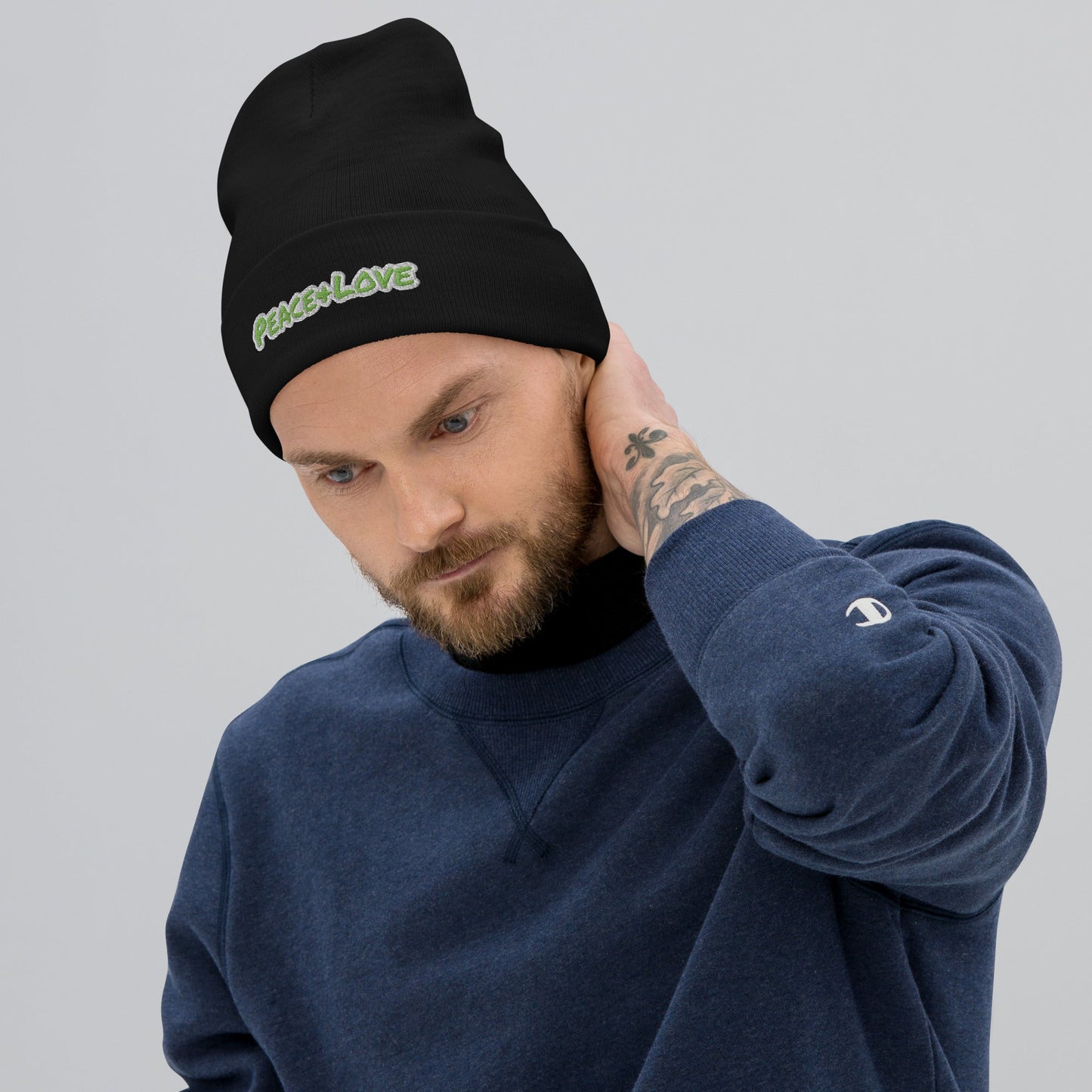 “Peace+Love” ‘26 Embroidered Beanie
