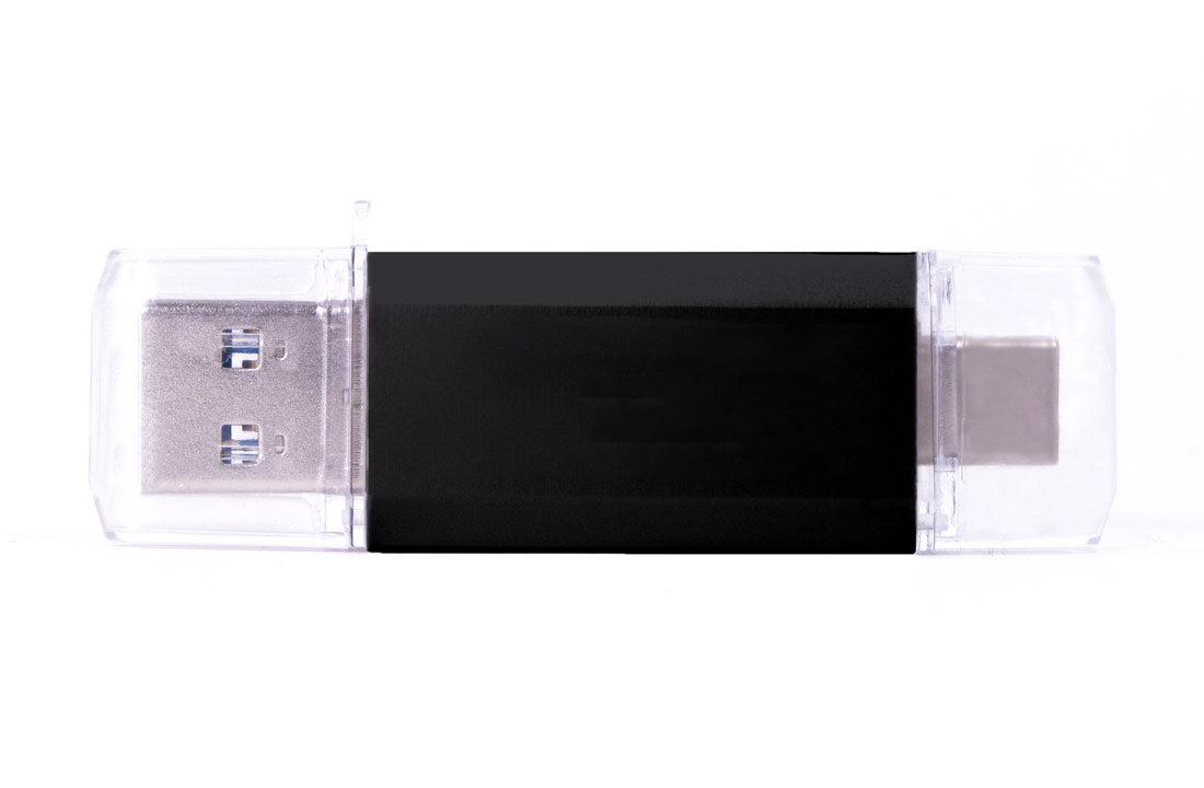 Unprinted Dual KO II Flash Drive