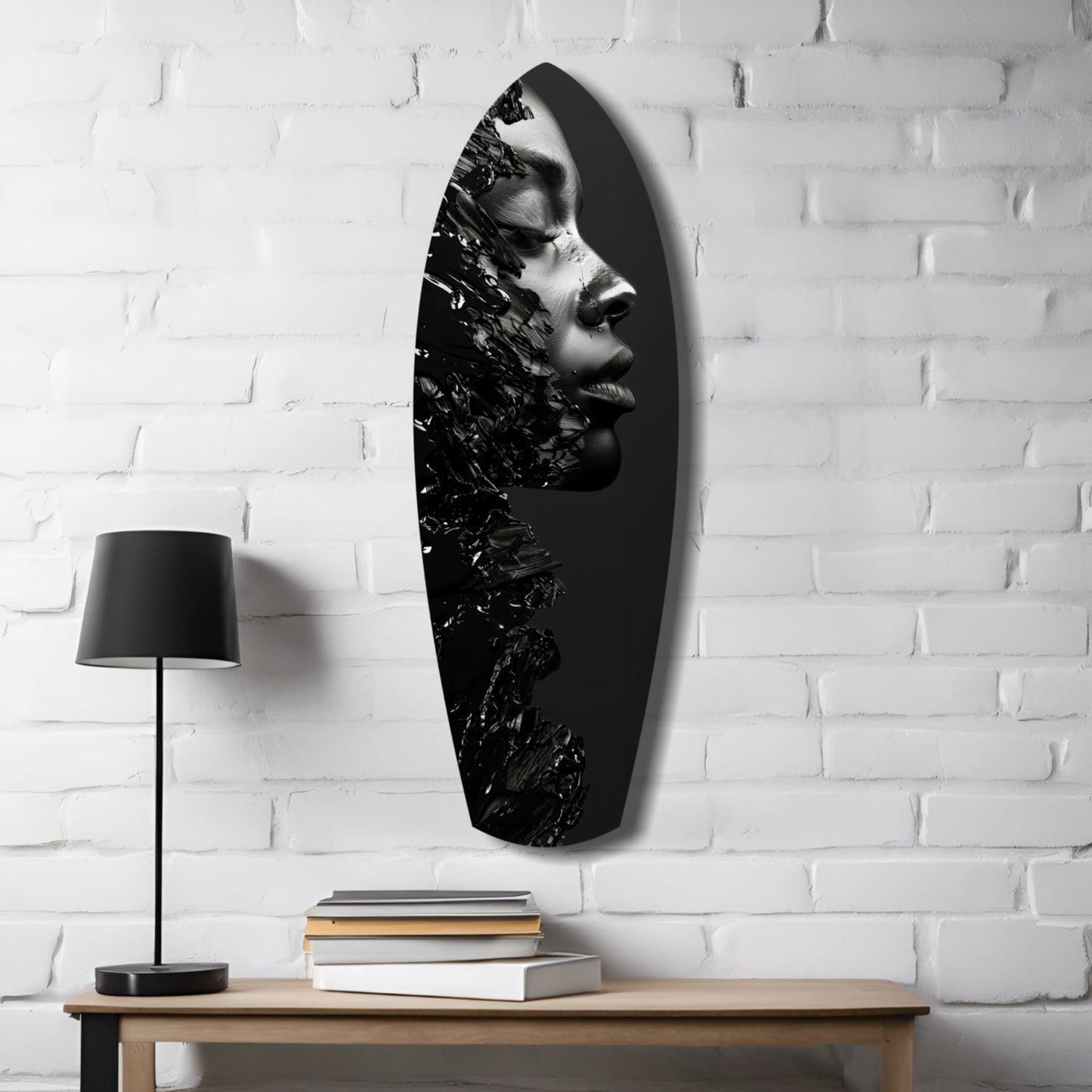 Woman Glass Wall Art