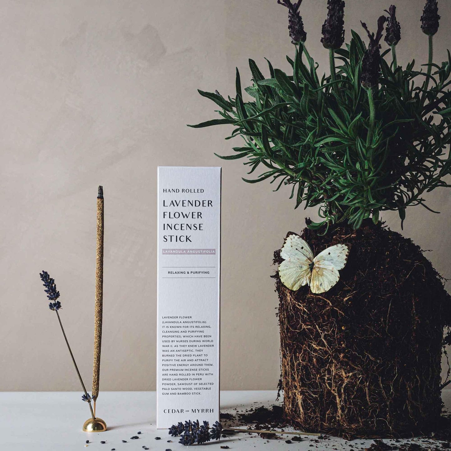 Lavender Incense Sticks – 7 Hand-Rolled Sticks from Peru