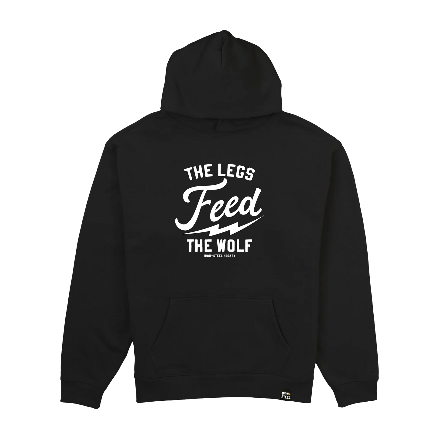 Legs Feed The Wolf Hockey Midweight Hoodie