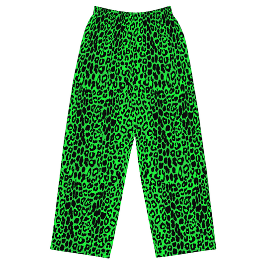 Lime Leopard Unisex Lounge Pants