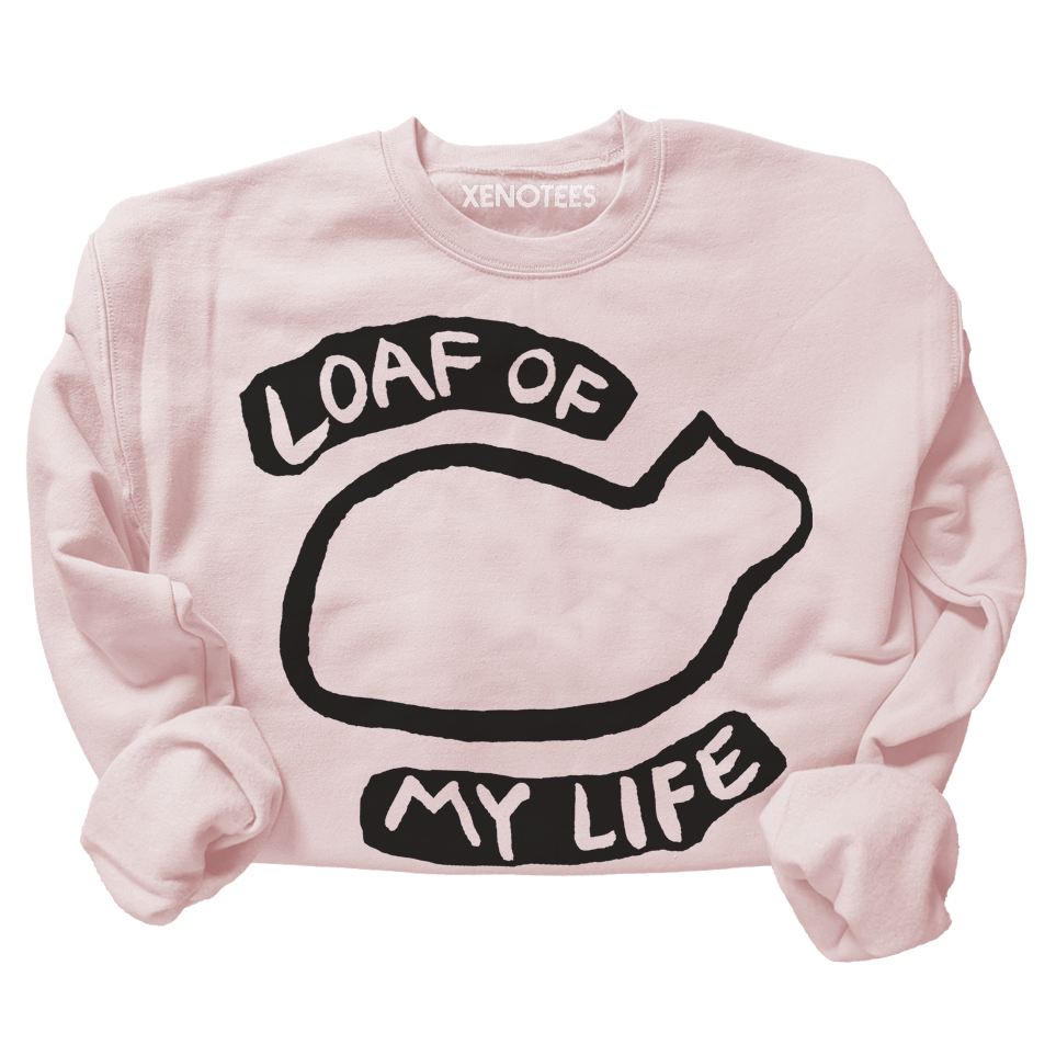 Loaf of My Life Cat Lover Crewneck Sweatshirt