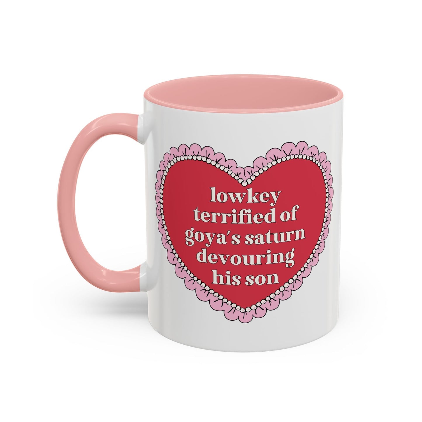 Lowkey Terrified of Goya's Saturn Devouring His Son Coffee Mug