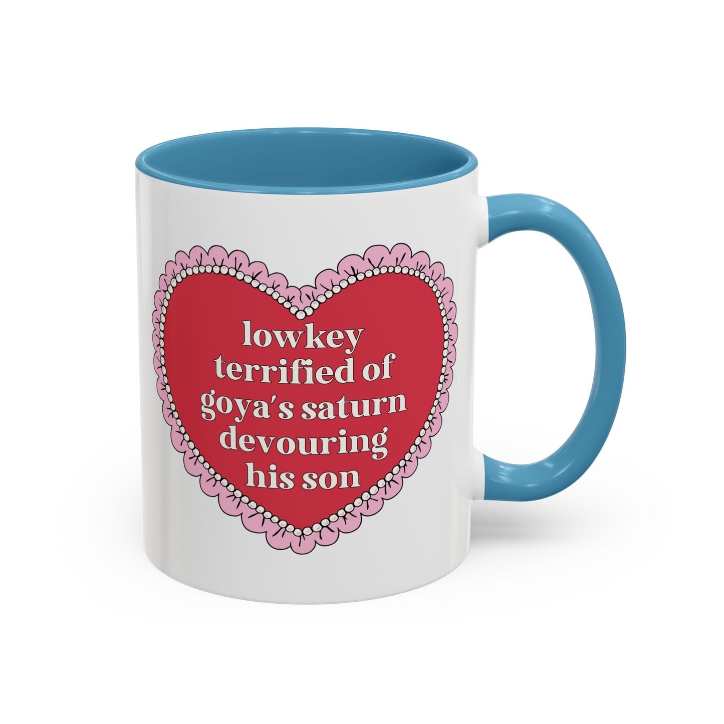 Lowkey Terrified of Goya's Saturn Devouring His Son Coffee Mug