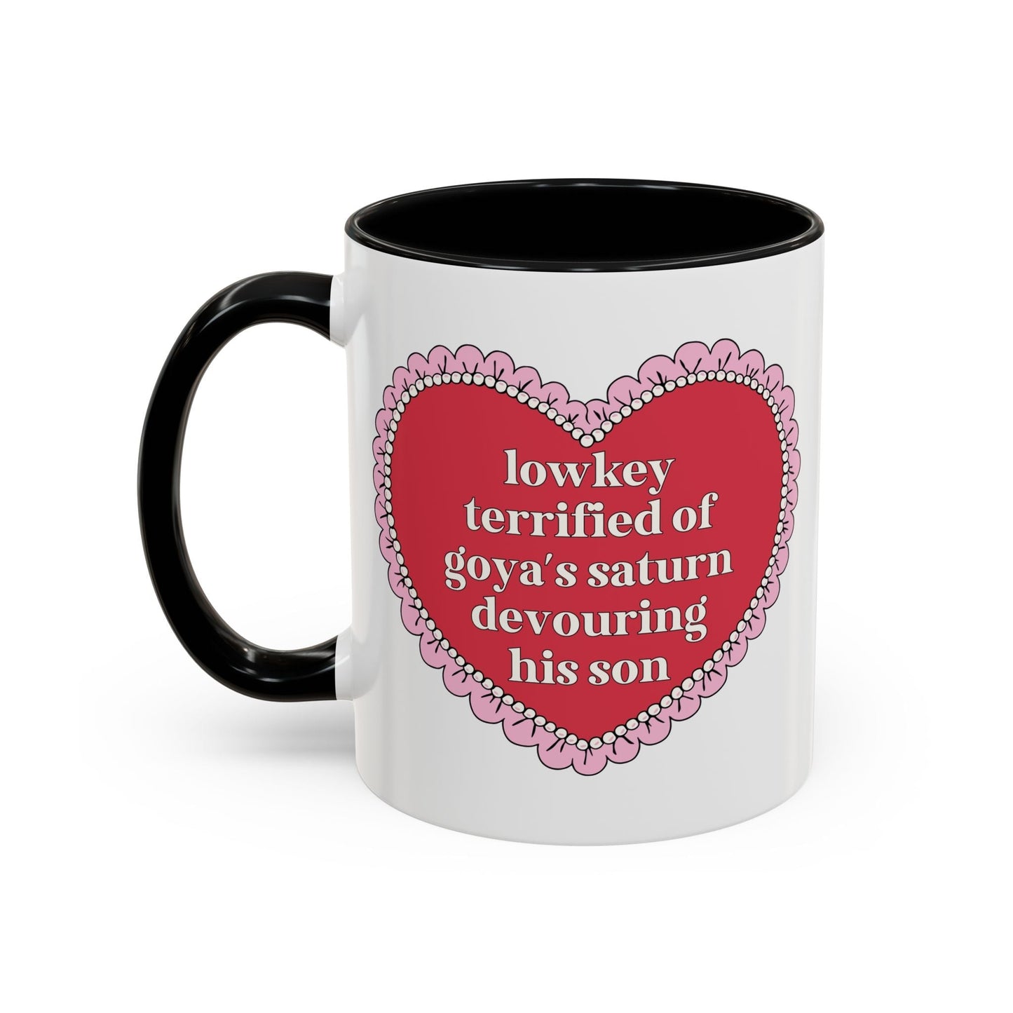 Lowkey Terrified of Goya's Saturn Devouring His Son Coffee Mug