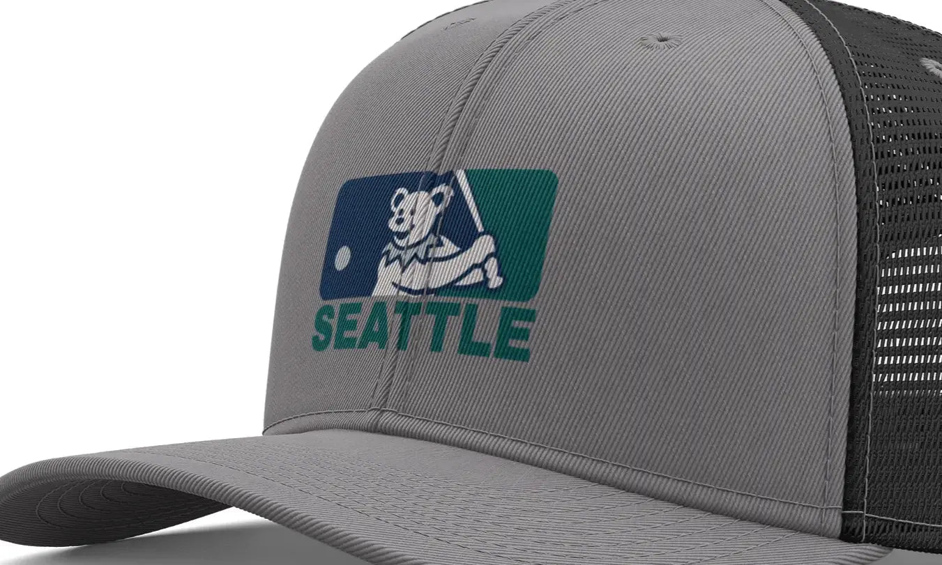 Seattle Mariners Original Dancing Bear MLB Grateful Dead Trucker Cap