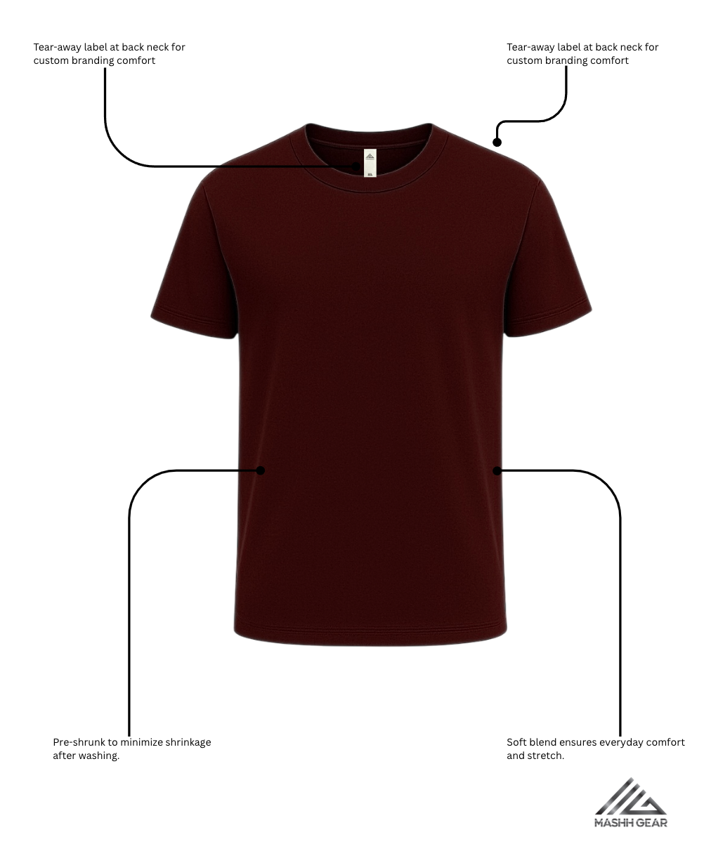 3-Pack Extra Soft Medium Weight Short Sleeve T-Shirts – Mashh Gear