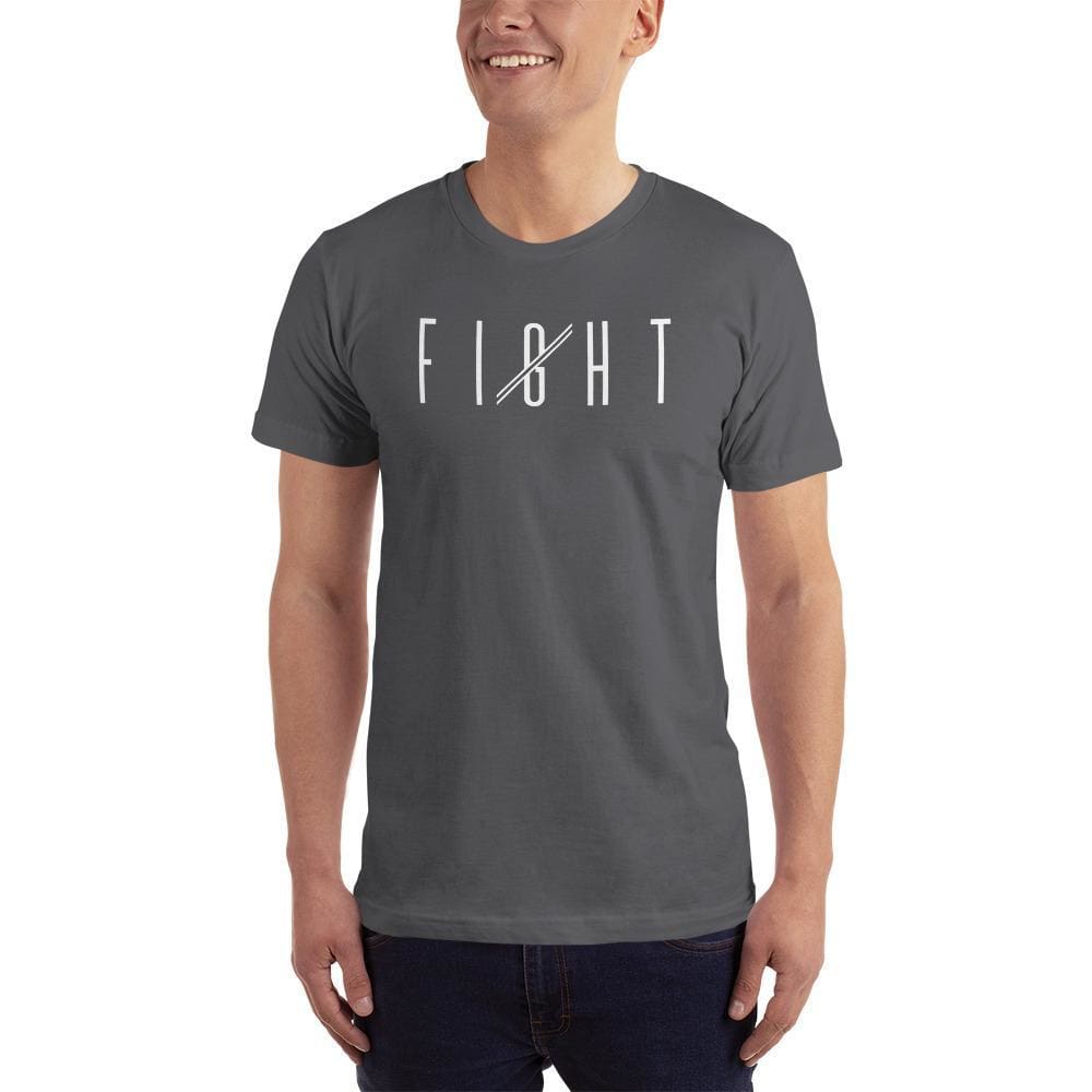 Men's Fight T-Shirt (White print)