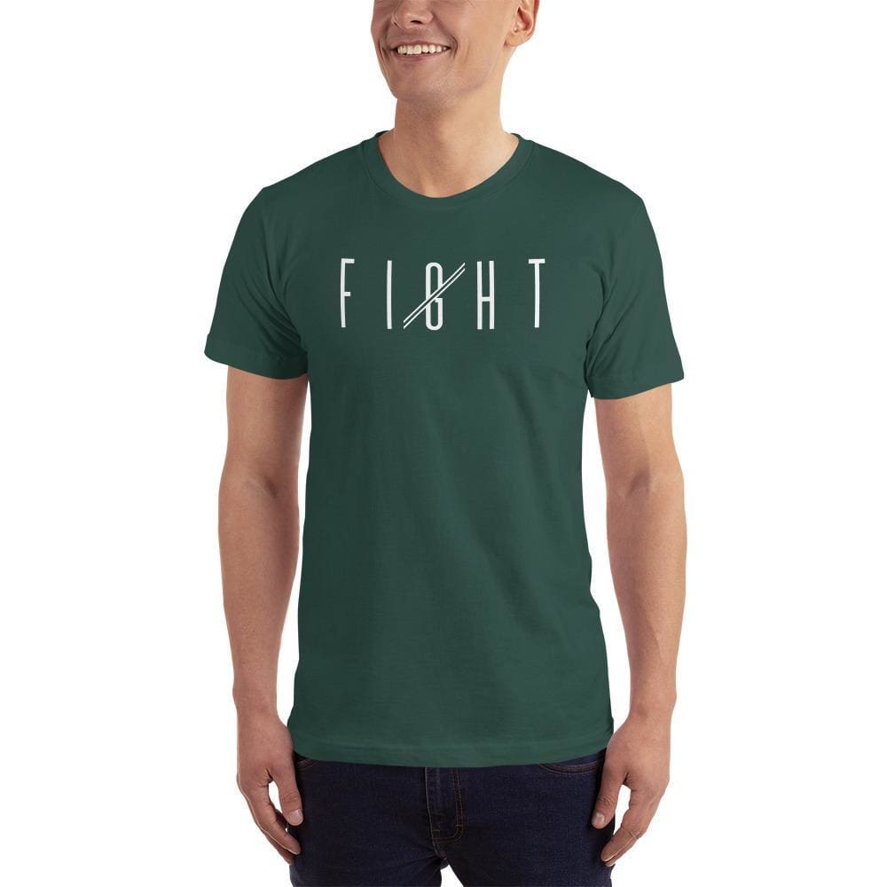 Men's Fight T-Shirt (White print)