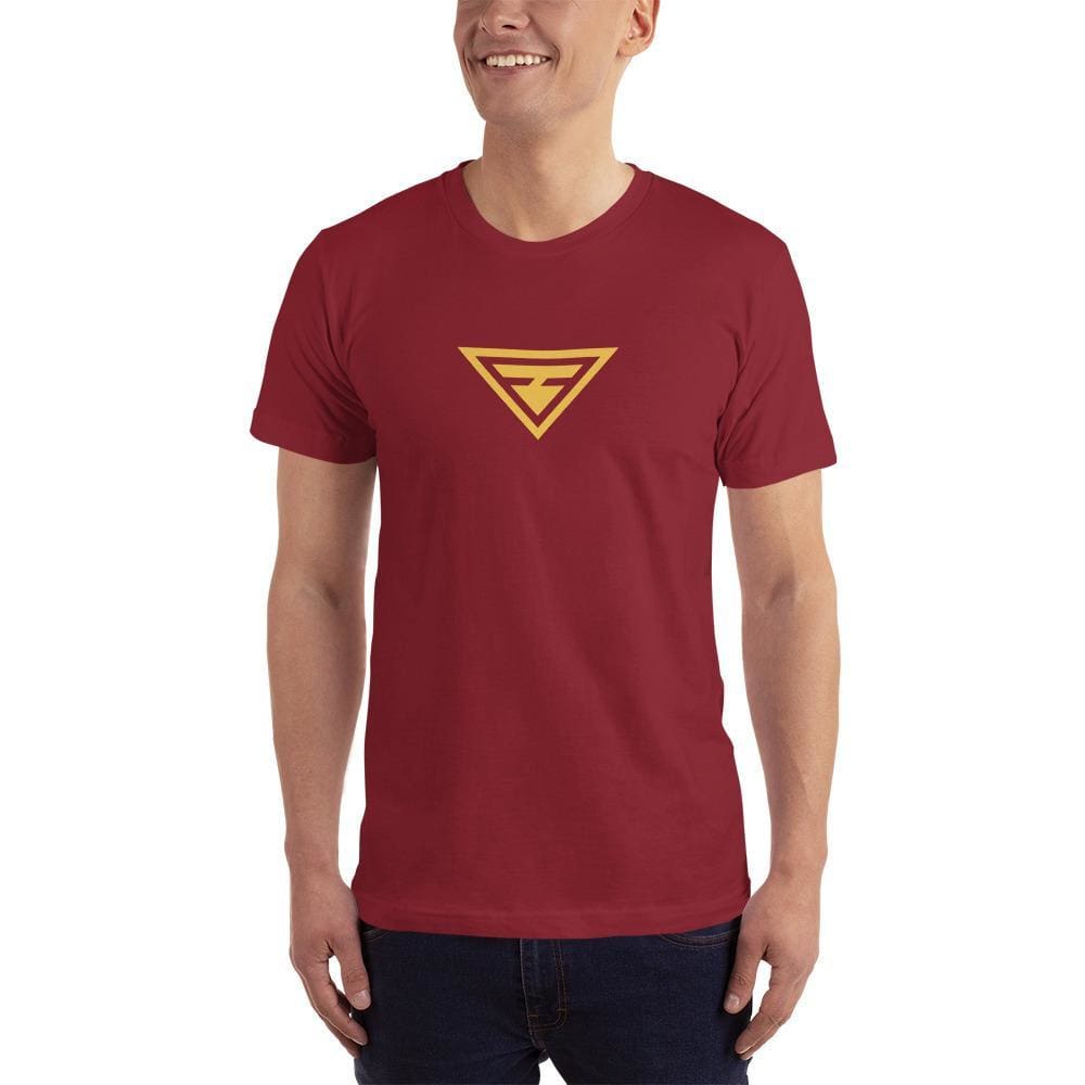 Men's Hero Short-Sleeve T-Shirt (Yellow Print)