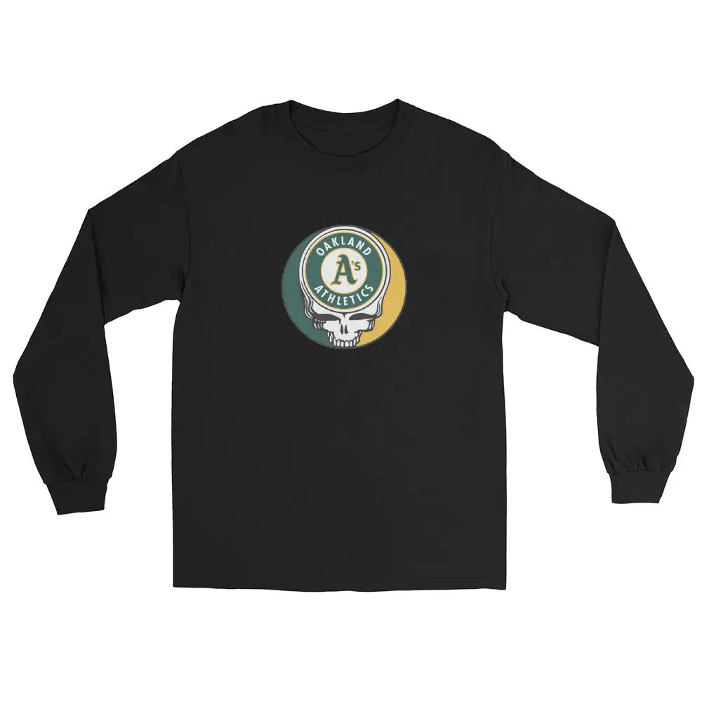 Oakland A's Logo Stealie Unisex Long Sleeve Grateful Dead Shirt