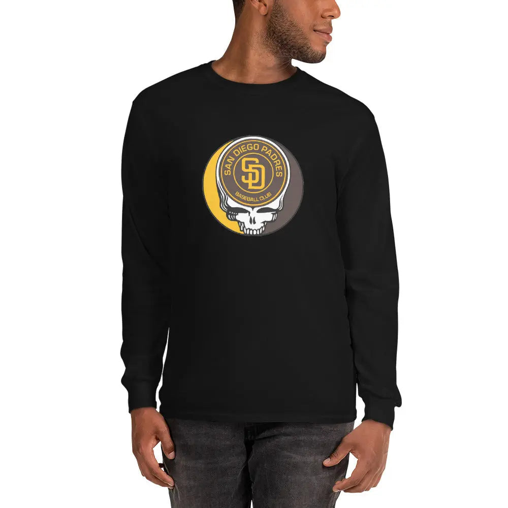 San Diego Padres Logo Stealie Grateful Dead Unisex Long Sleeve Shirt