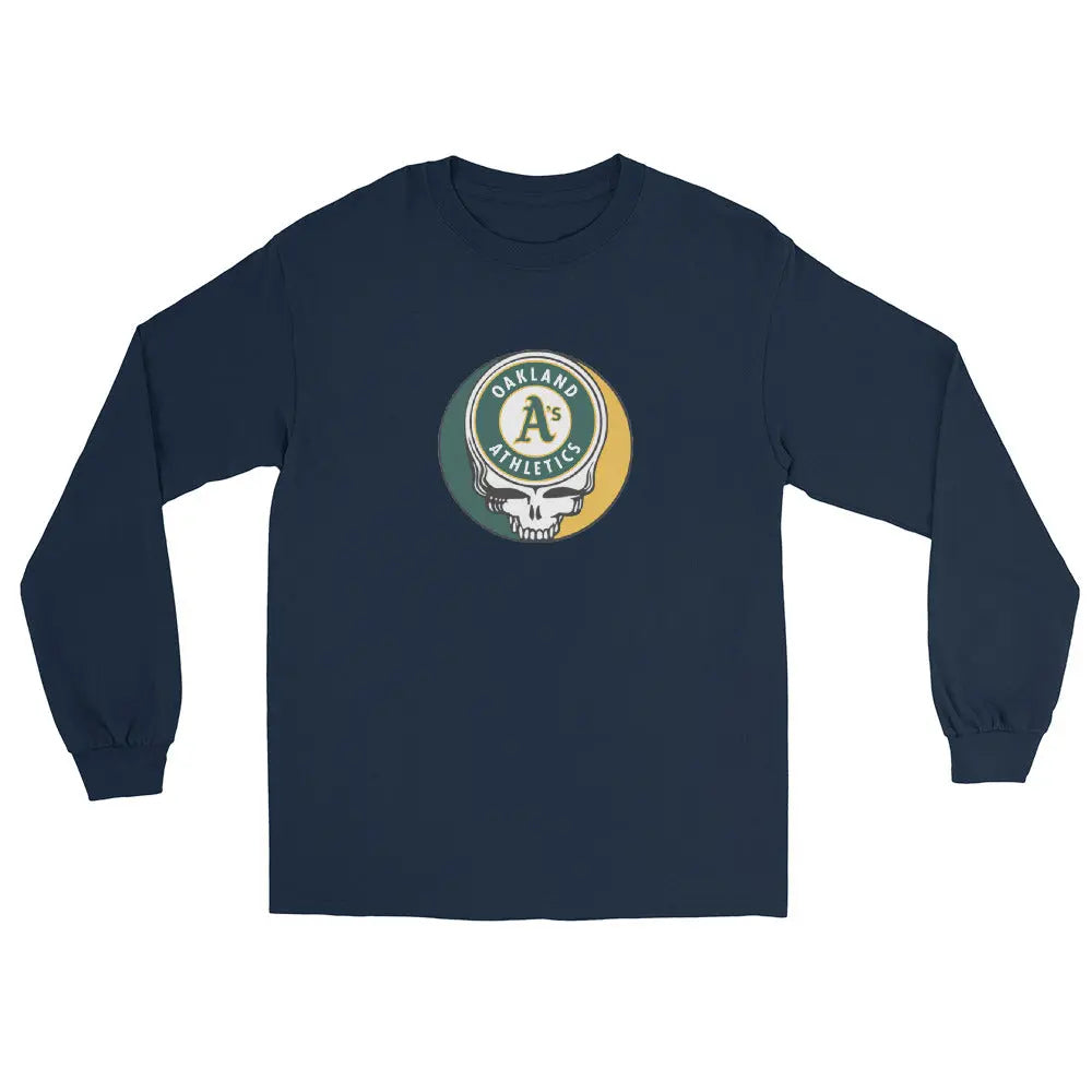 Oakland A's Logo Stealie Unisex Long Sleeve Grateful Dead Shirt