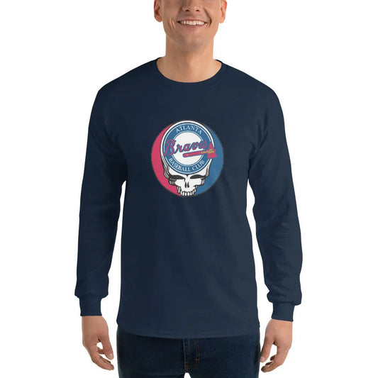 Atlanta Braves Logo Stealie Unisex Long Sleeve Grateful Dead Shirt