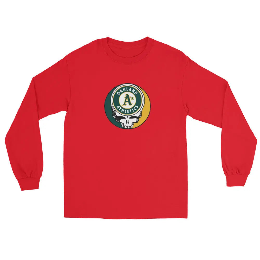 Oakland A's Logo Stealie Unisex Long Sleeve Grateful Dead Shirt