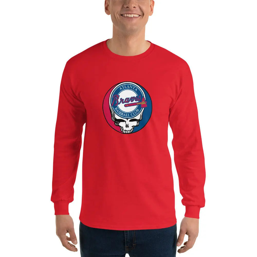 Atlanta Braves Logo Stealie Unisex Long Sleeve Grateful Dead Shirt