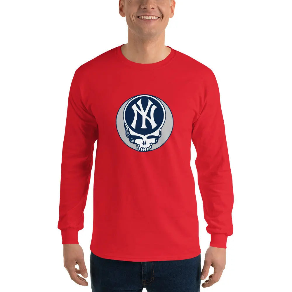 New York Yankees Logo Stealie Long Sleeve Grateful Dead Shirt