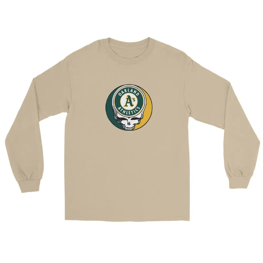 Oakland A's Logo Stealie Unisex Long Sleeve Grateful Dead Shirt