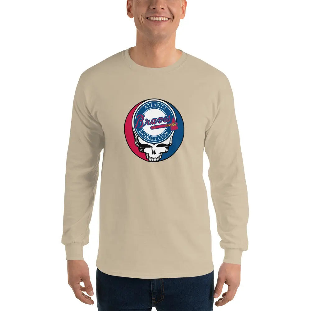 Atlanta Braves Logo Stealie Unisex Long Sleeve Grateful Dead Shirt