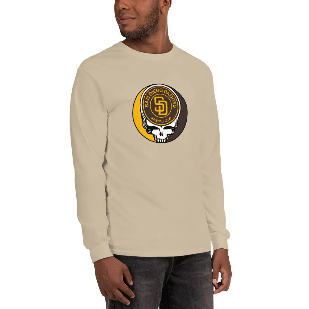 San Diego Padres Logo Stealie Grateful Dead Unisex Long Sleeve Shirt