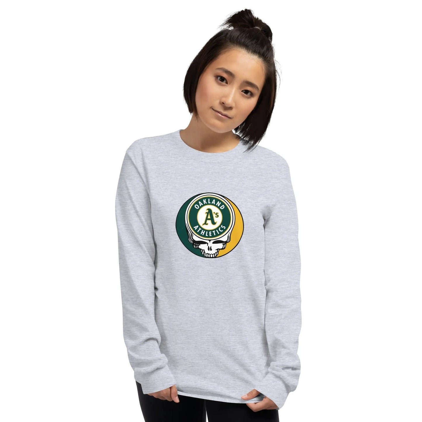 Oakland A's Logo Stealie Unisex Long Sleeve Grateful Dead Shirt