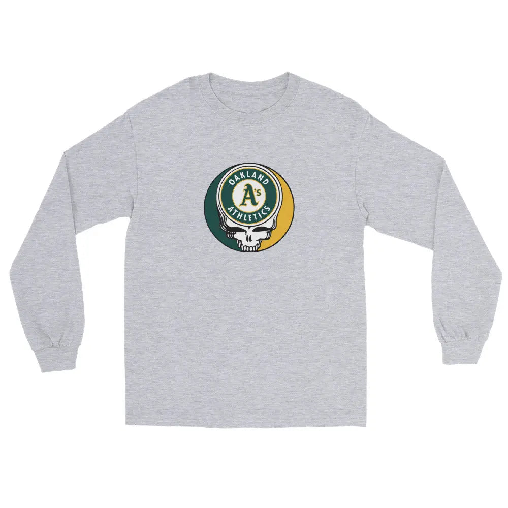 Oakland A's Logo Stealie Unisex Long Sleeve Grateful Dead Shirt
