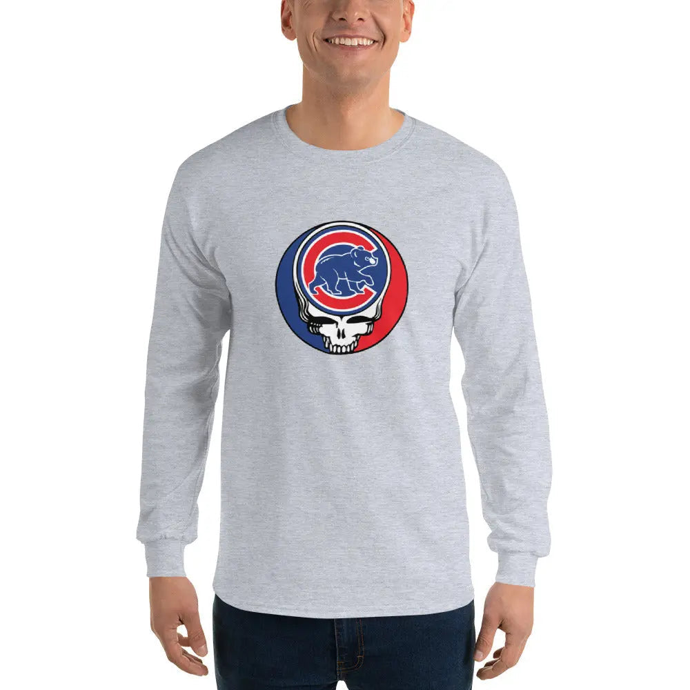 Chicago Cubs Logo Stealie Unisex Long Sleeve Grateful Dead Shirt