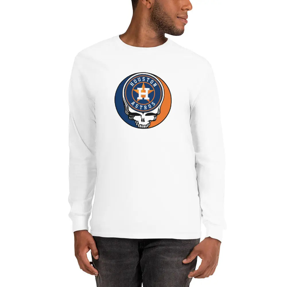 Houston Astros Logo Stealie Unisex Long Sleeve Grateful Dead Shirt
