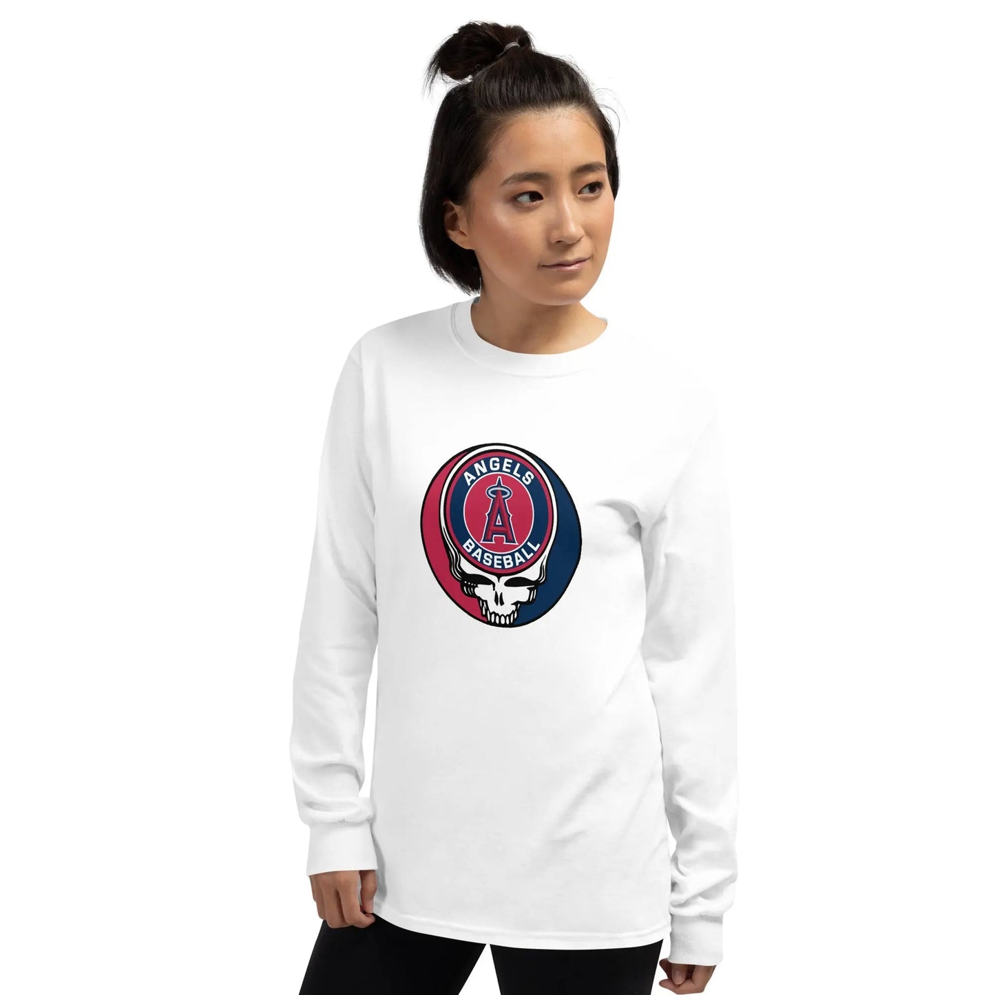 Los Angeles Angles Logo Stealie Unisex Long-Sleeve Grateful Dead Shirt