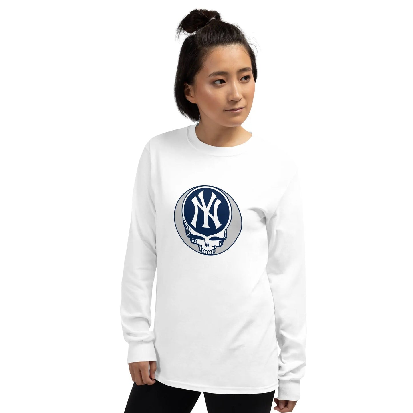 New York Yankees Logo Stealie Long Sleeve Grateful Dead Shirt