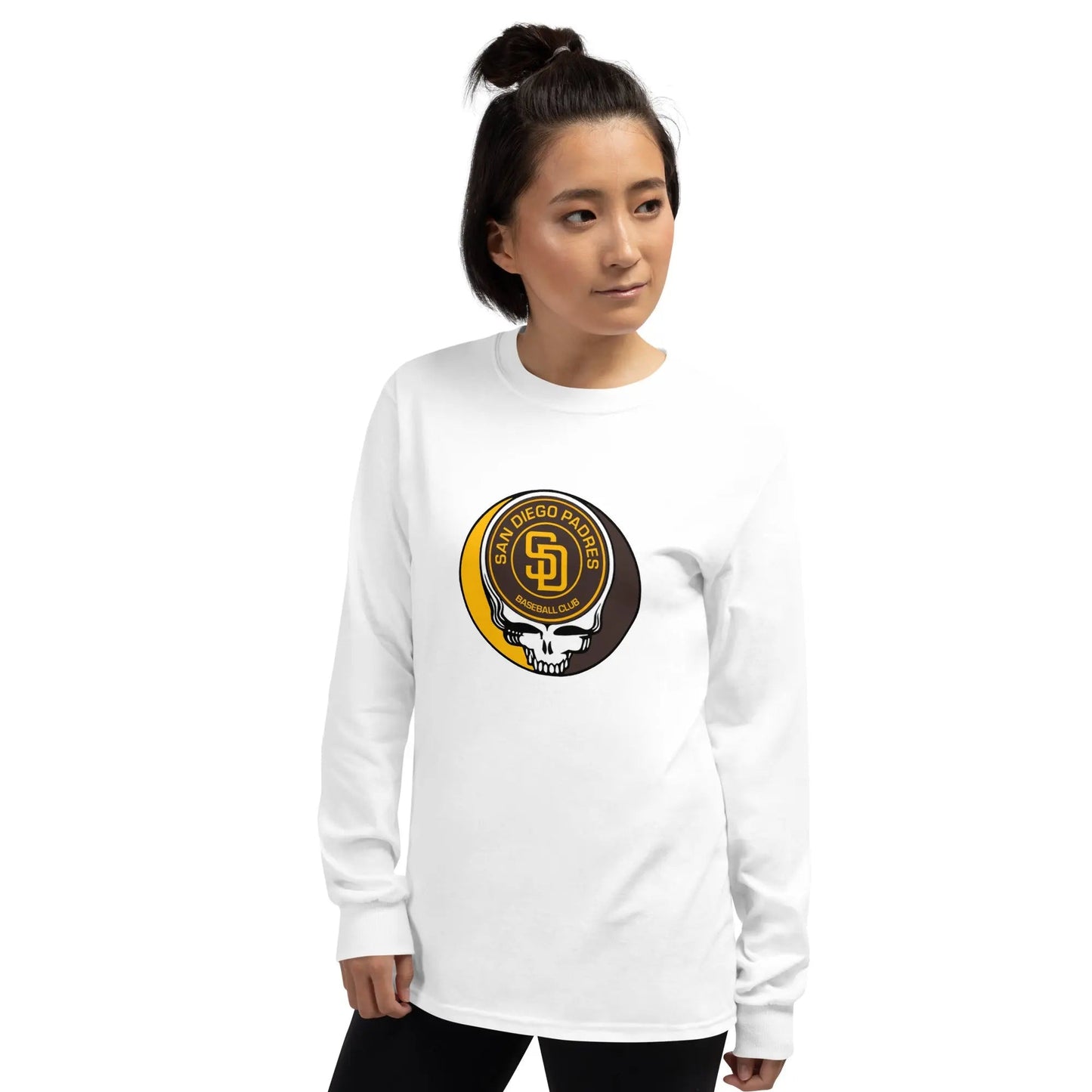 San Diego Padres Logo Stealie Grateful Dead Unisex Long Sleeve Shirt