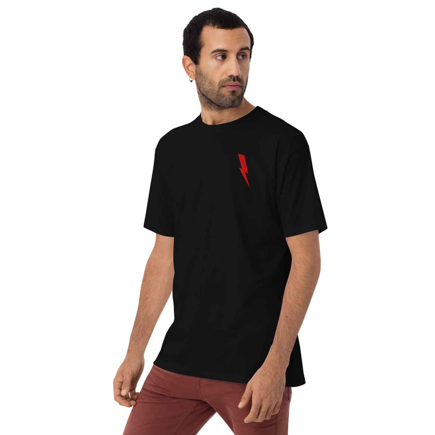Thunderhill Bolt-Oval Men’s premium heavyweight tee