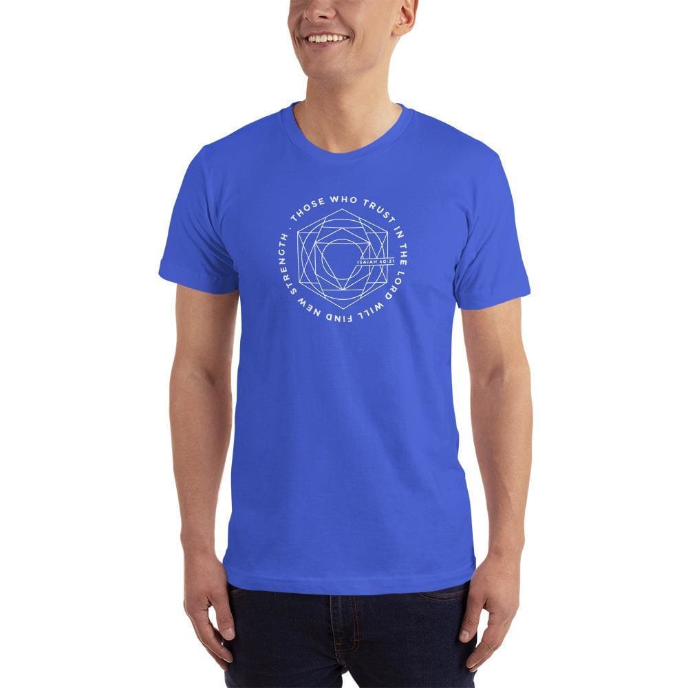 Men's Those Who Trust in the Lord Will Find New Strength Christian T-Shirt