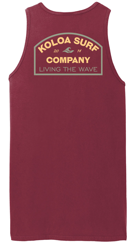 Koloa Honopu Arch Pigment-Dyed Tank Top