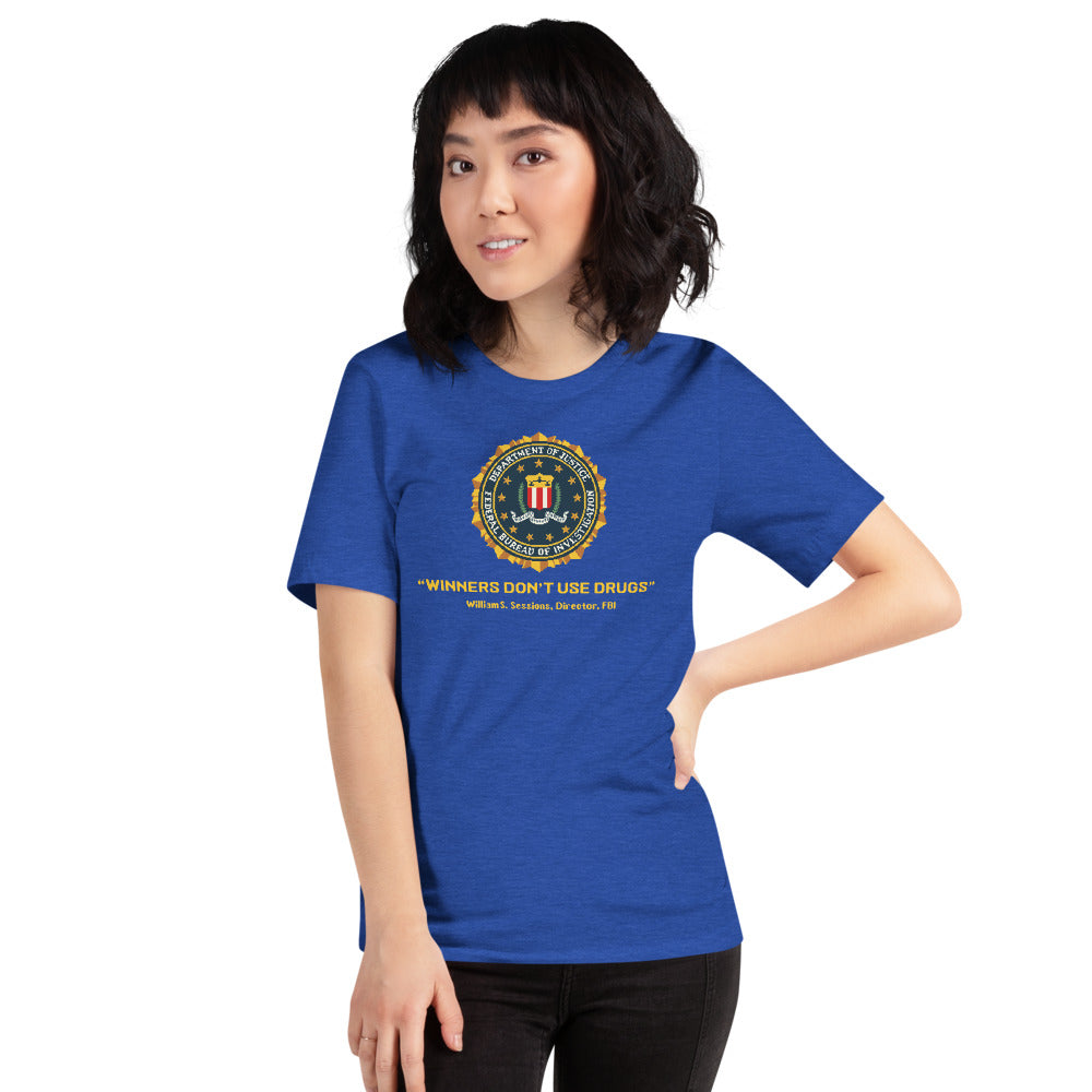 Winners Don't Use Drugs 1990s Videogame T-Shirt